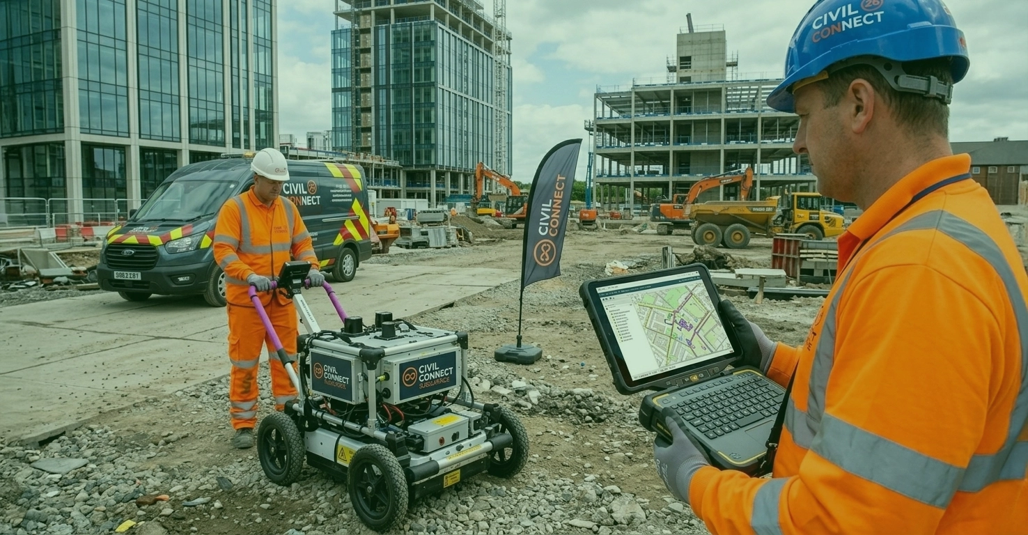 Civil Connect Engineers_carrying_utility_mapping