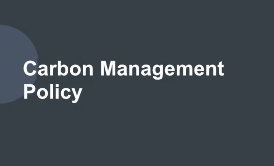 Carbon Management Policy