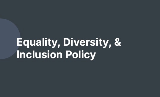 Equality, Diversity, & Inclusivity