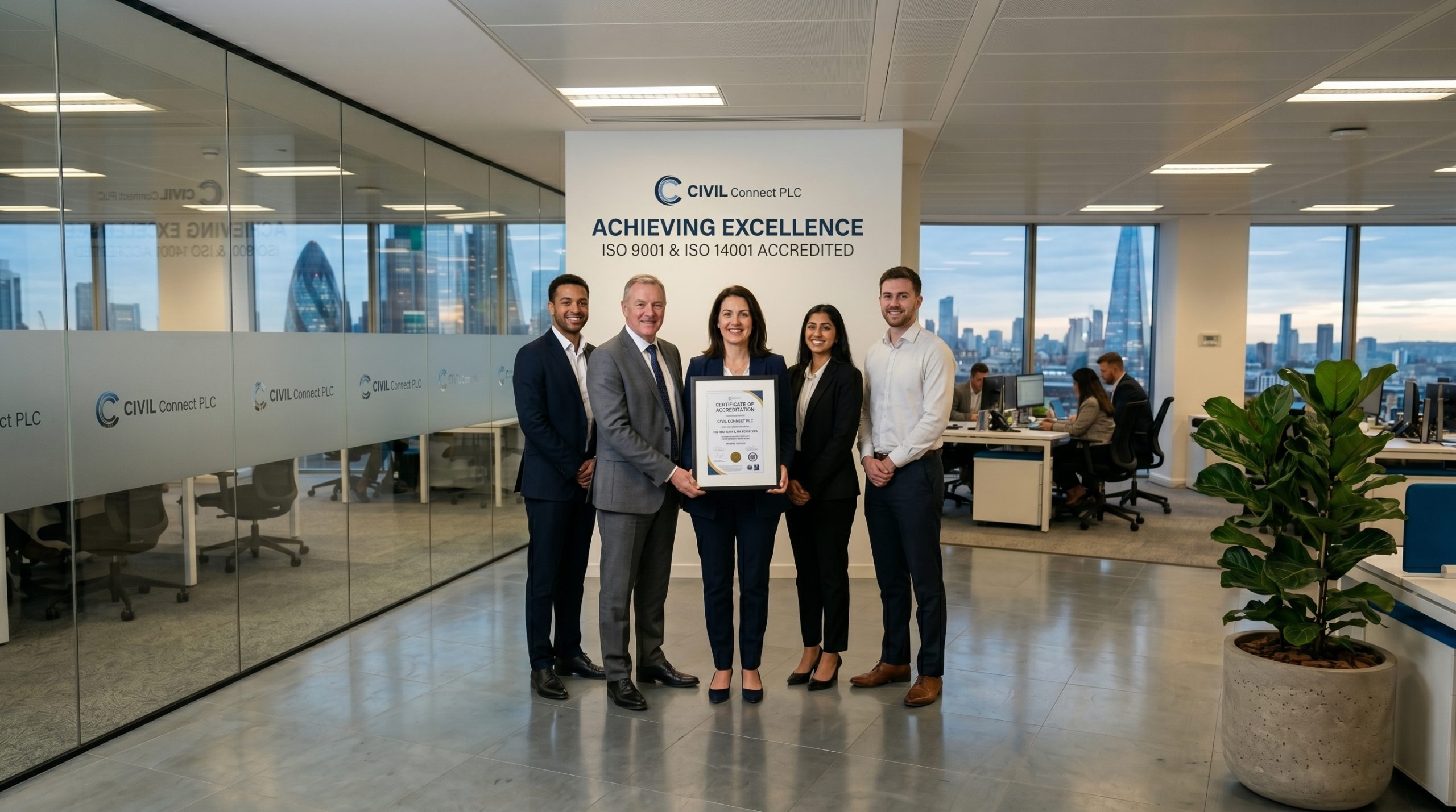 CIVIL Connect PLC Accreditation banner.